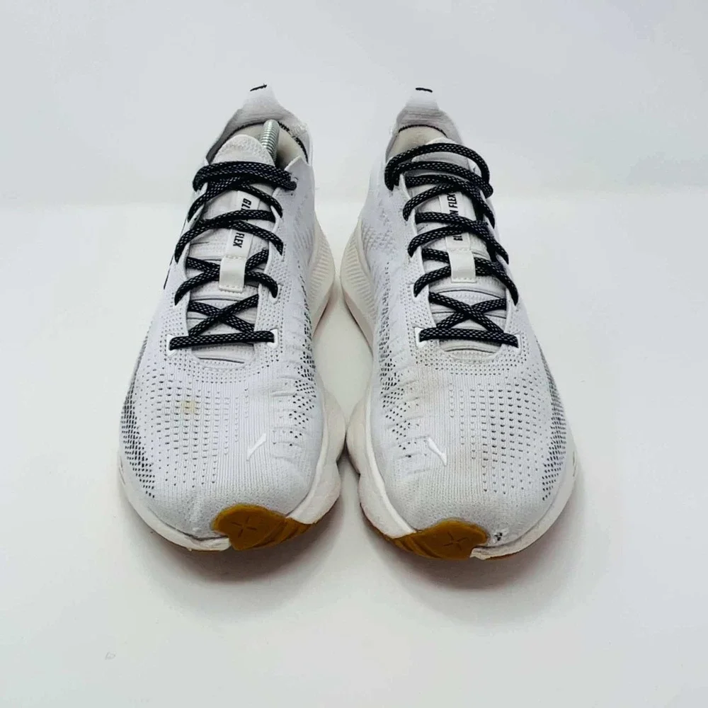 Brooks Glycerin StealthFit 20 Mens 11 Running Shoes White Black 1104781D187